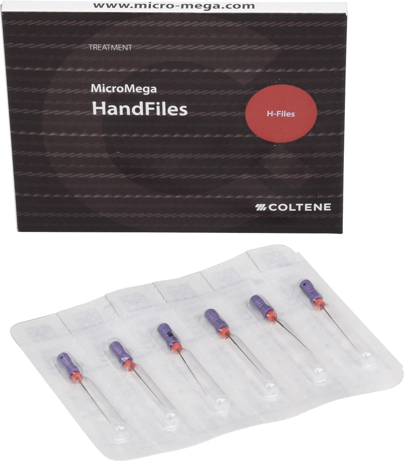 B6 H-Files  Packung  6 Stück 25 mm, ISO 010