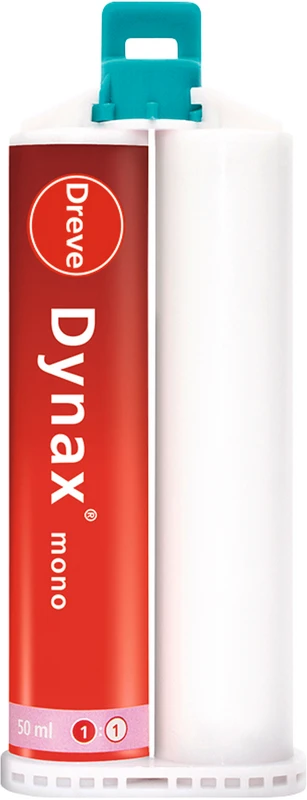 Dynax® mono  Packung  2 x 50 ml Doppelkartusche 58 Shore A lavendelviolett, 6 Mischkanülen