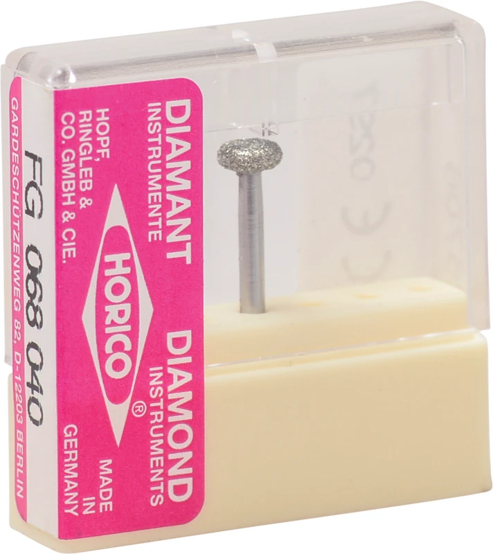 Diamantschleifer 068  Stück  FG, Figur 068, 1,5 mm, ISO 040