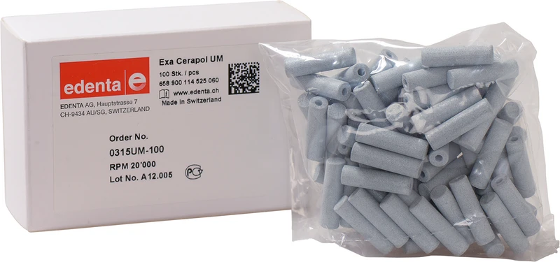 Exa Cerapol  Packung  100 Stück unmontiert, hellgrau, Figur 114, 22 mm, ISO 060