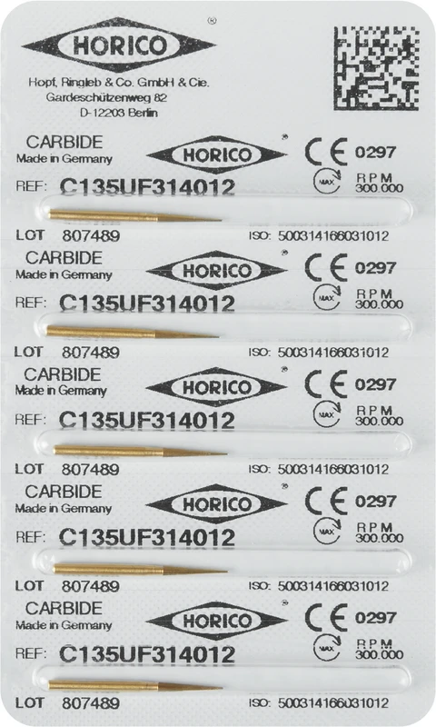 HM-Finierer C135  Packung  5 Stück FG, Figur 166, 9 mm, ISO 012