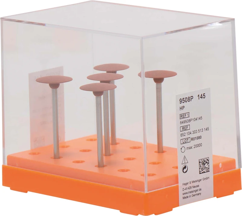 Universalpolierer 9508  Packung  5 Stück braun mittel, HP, Figur 303, 2,5 mm, ISO 145