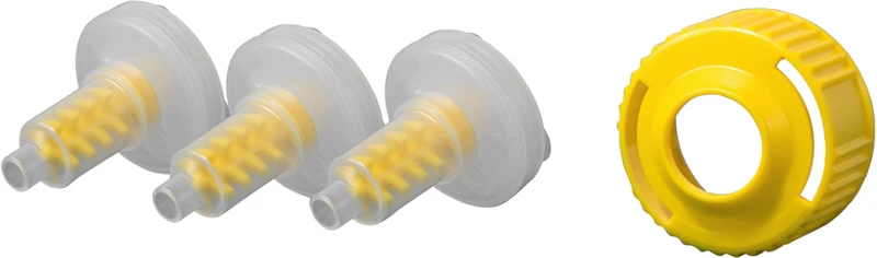Dynamic Mixing Tips yellow  Packung  40 Mischkanülen, 1 Verriegelungsring