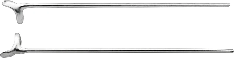 Klammern   Packung  2 x 5 J-Klammern (rechts, links), schräg, Ø 1,1 mm