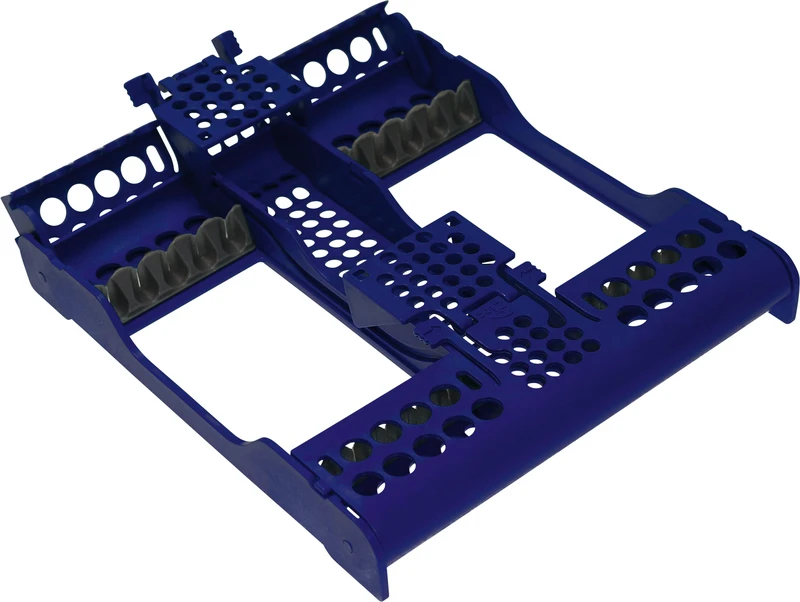 E-Z Jett Kassetten  Stück  20,2 x 17,9 x 3 cm, für 10 Instrumente dunkelblau