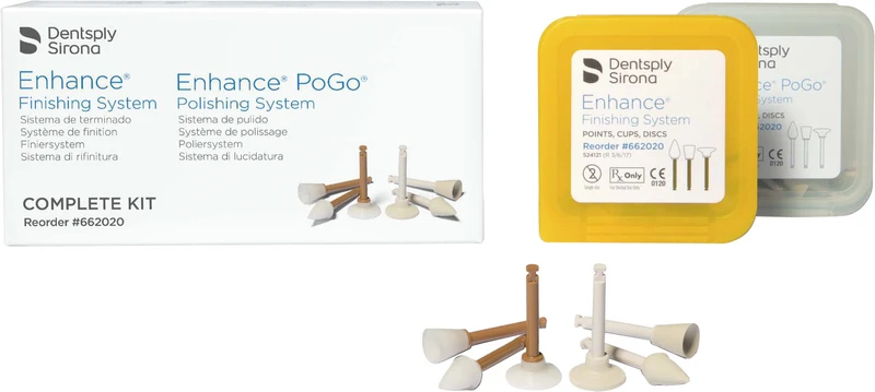 Enhance®  Enhance & Enhance PoGo Komplettpackung  30 Enhance Finierer, 30 Enhance PoGo Polierer
