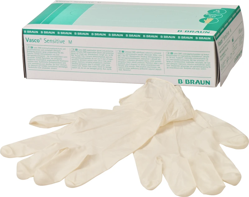 Vasco® Sensitive  Packung  100 Stück puderfrei, weiß, M