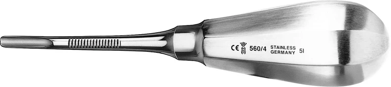 Wurzelheber  Stück  560\4, 4,5 mm, stark abgewinkelt