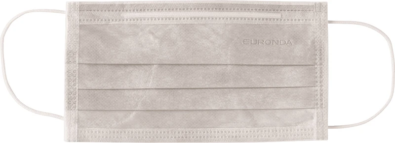 Monoart® Mundschutz Protection 3  Box  50 Stück mit Gummizug, platin