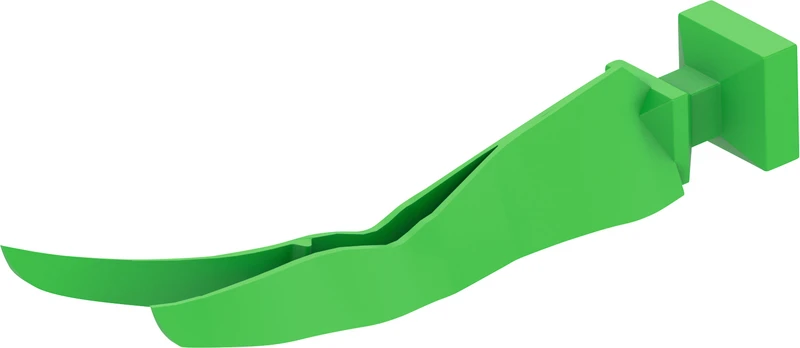 Quad-Teilmatrizensystem Keile   Nachfüllpackung  100 Stück grün groß