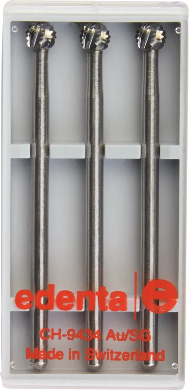 Chirurgie Fräser HM C141A  Packung  3 Stück HP, Figur 001, ISO 040