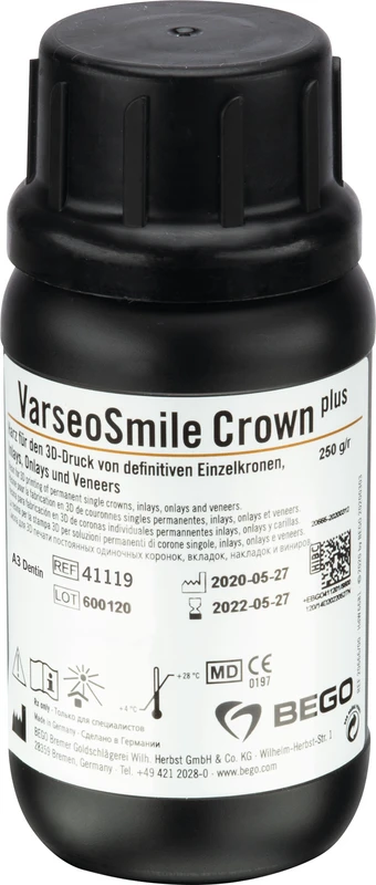 VarseoSmile Crown Plus  Flasche  250 g 385\405 nm, A3