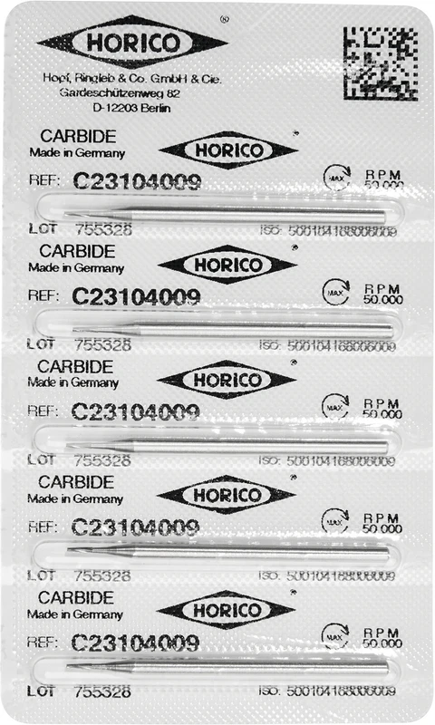 HM-Bohrer C23  Packung  5 Stück HP, Figur 168, ISO 009
