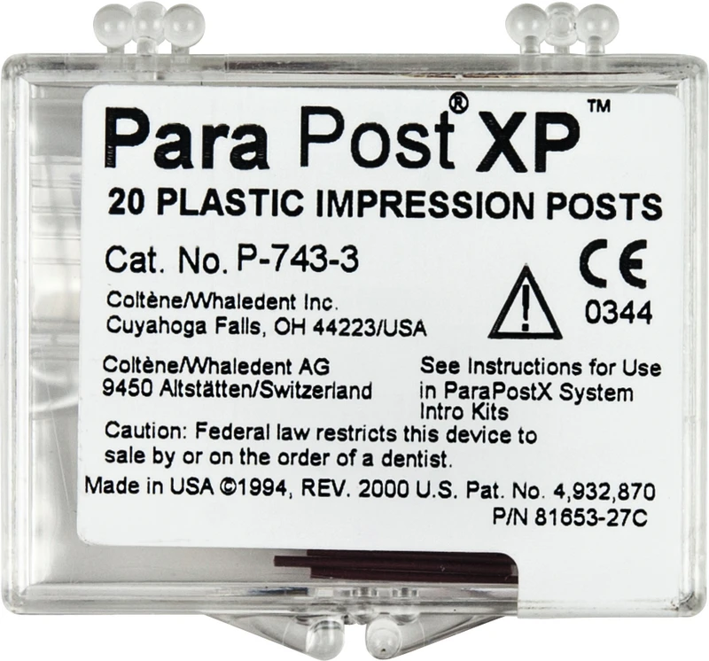 ParaPost® XP Abformstifte  Nachfüllpackung  20 Stück Ø 0,9 mm