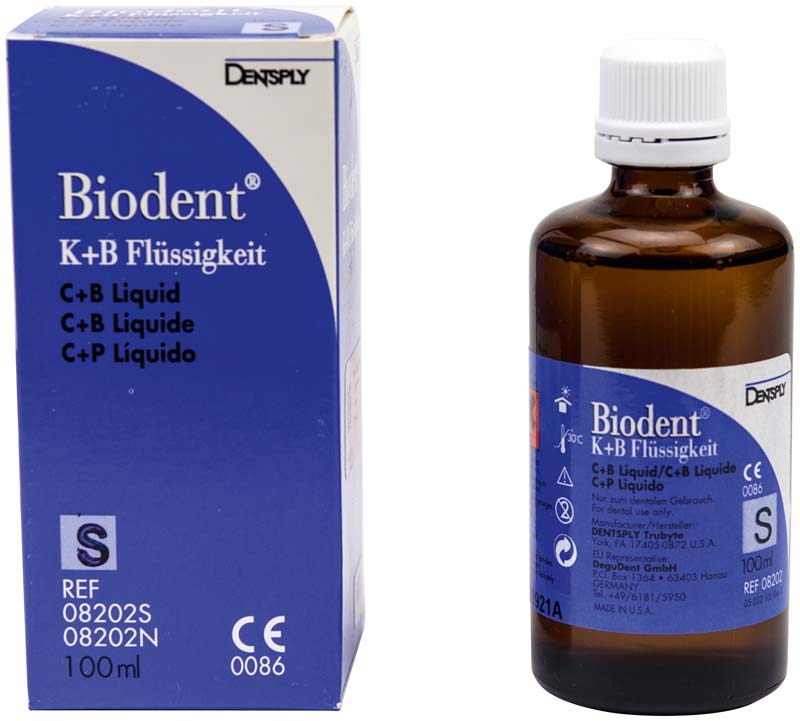 Biodent® K+B Plus Flüssigkeiten  Flasche  100 ml Flüssigkeit   S  , für die Schichttechnik