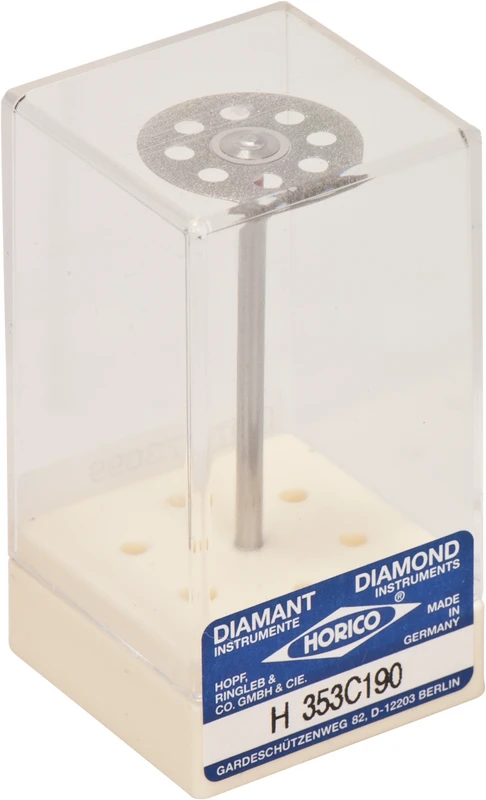 SUPERDIAFLEX® 353  Stück  doppelseitig, sehr flexibel, rot fein, HP, Figur 355 C, 0,17 mm, ISO 190