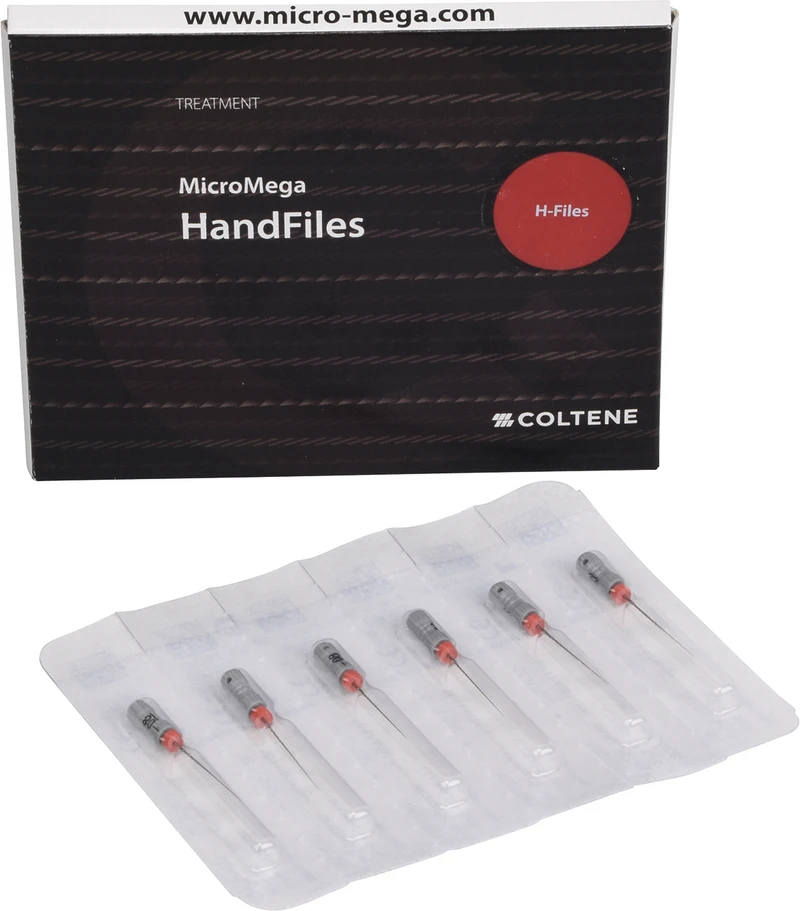 B6 H-Files  Packung  6 Stück 21 mm, ISO 008