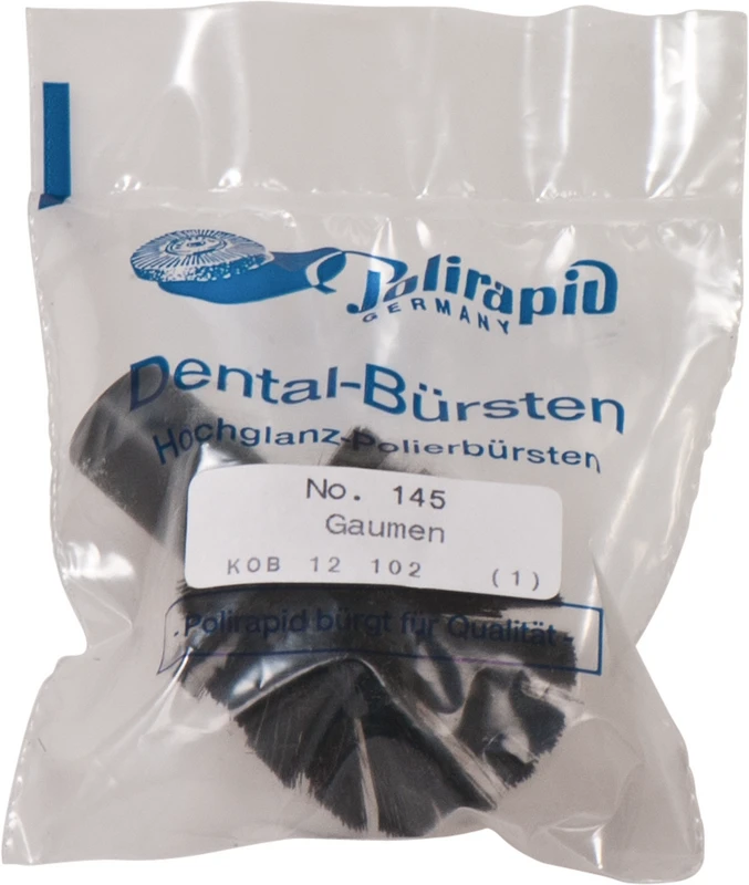 Gaumenpolierbürsten  Stück  Chungking-Borsten schwarz, Ø 35 mm