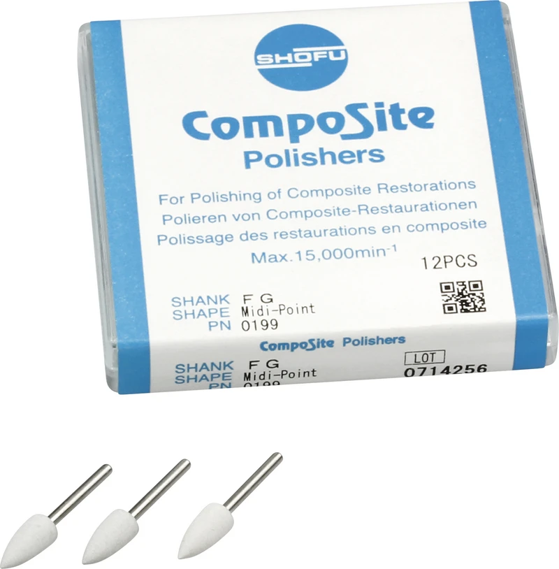 CompoSite  Packung  12 Stück Standard, FG, Figur Midispitze, ISO 040