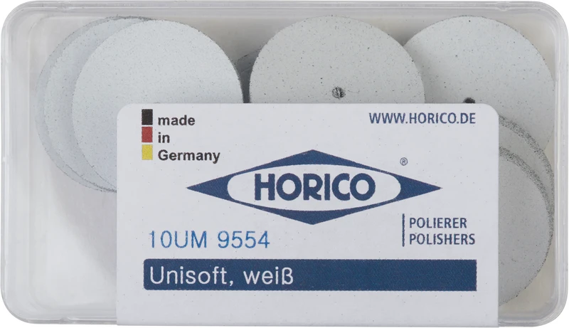 UNISOFT  Packung  10 Stück unmontiert, weiß, Scheibe