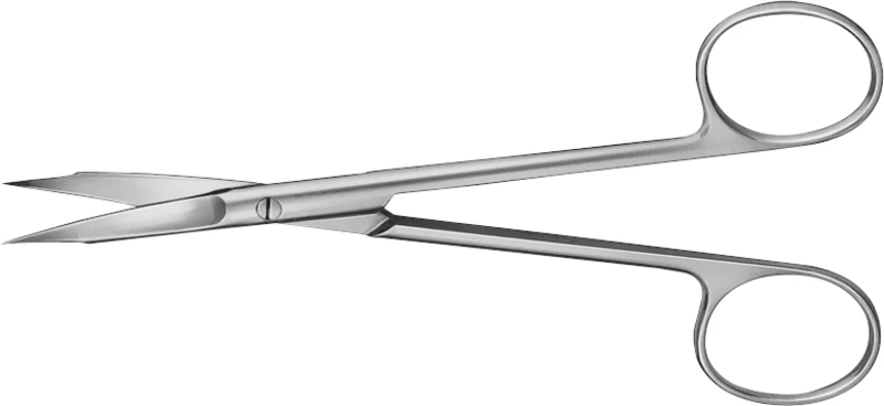 Präparierschere nach Goldman-Fox  Stück  DO251R, 130 mm, gebogen