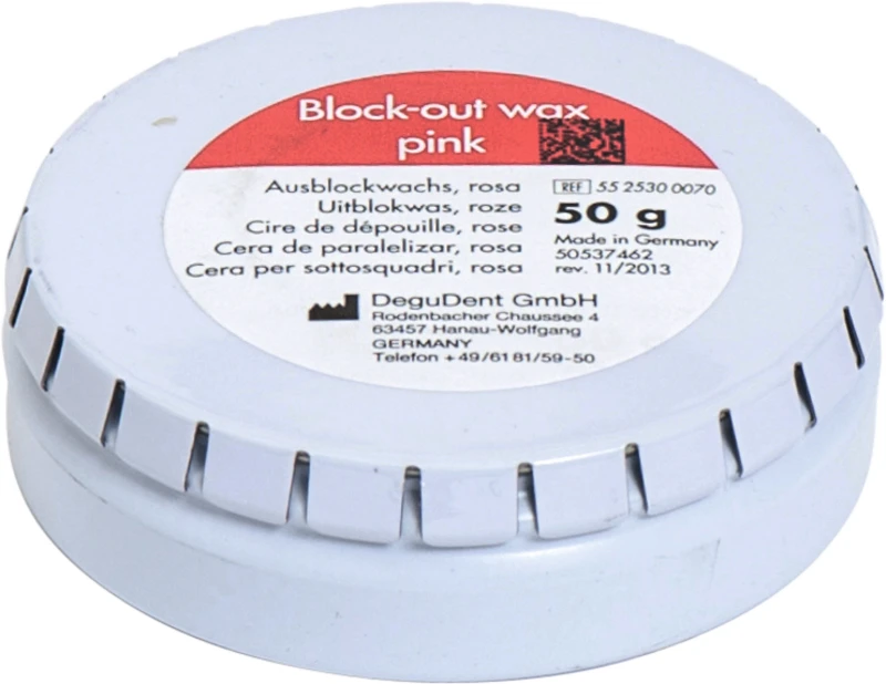 Ausblockwachs  Dose  50 g rosa