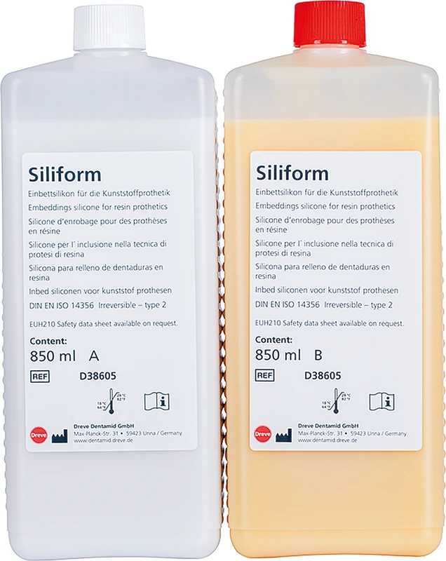 Siliform  Packung  850 ml Flasche A, 850 ml Flasche B