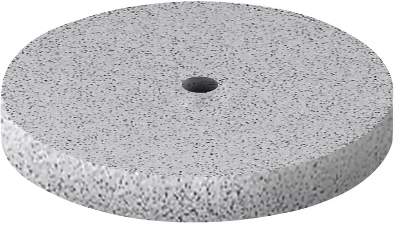 EVE ECOCERAM  Packung  10 Stück unmontiert, hellgrau grob, Figur Rad, 22 x 3 mm