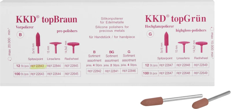 KKD® topBraun  Packung  12 Stück HP, Spritze