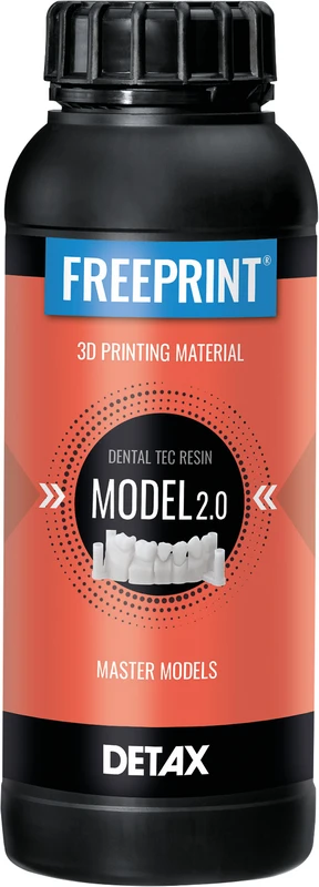 FREEPRINT® model 2.0  Flasche  1 kg Kunststoff 385 nm, weiß