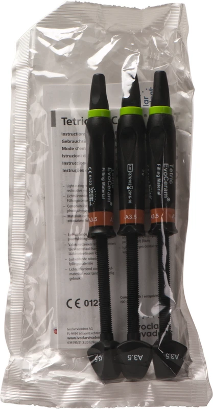 Tetric® EvoCeram  Packung  3 x 3 g Spritze A3,5