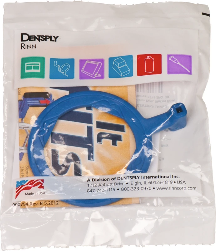 XCP®\XCP®-DS Positionierungsring  Stück  blau, für Frontzahn