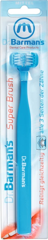 Dr. Barmans Superbrush Dreikopf-Zahnbürste  Stück  mittel