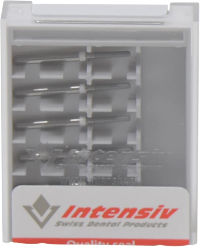 Diamanten 846  Packung  6 Stück weiß fein, FG, Figur 545 Konus Kante rund, 6 mm, ISO 013