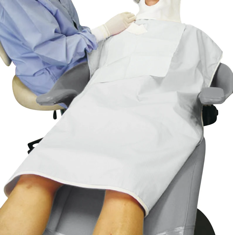 Patientenschutzumhang  Packung  4 Stück weiß