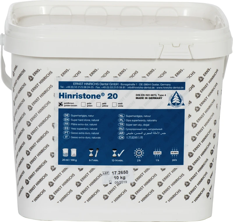 Hinristone® 20  Eimer  10 kg goldbraun