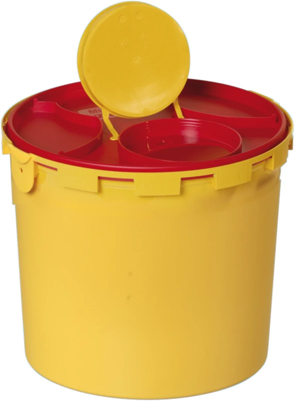 Multi-Safe medi  Stück  6 Liter rund, gelb, 195 mm