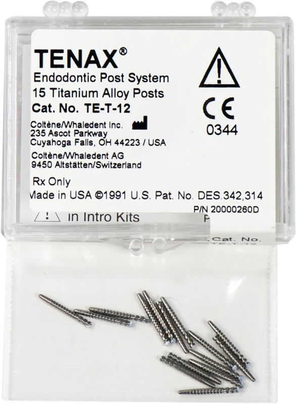 TENAX® Titanstifte  Packung  15 Stück Ø 1,2 mm grau