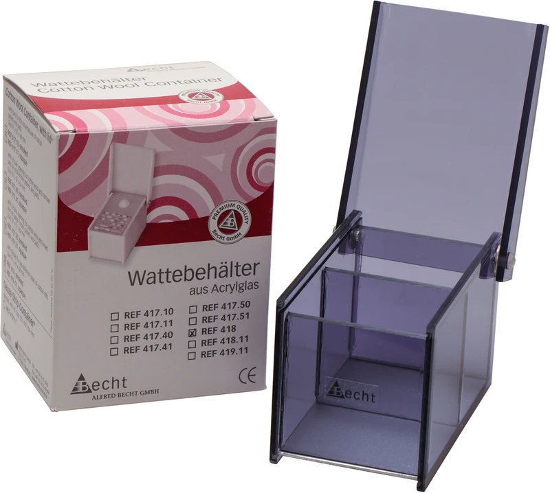 Watterollenbehälter mit Steg  Stück  rauchgrau