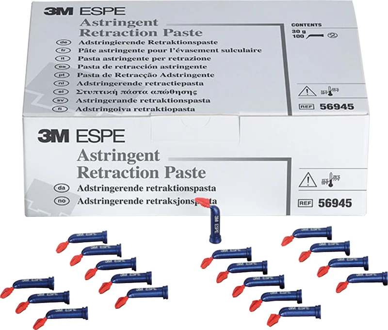 Adstringierende Retraktionspaste  Packung  100 Kapseln, 1 Gebrauchsanweisung