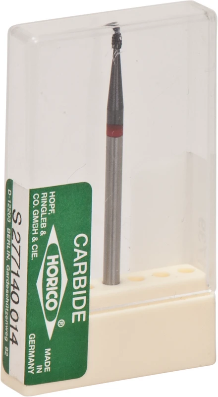 HM-Fräser 277  Stück  schwarz beschichtet, Kreuzverzahnung, rot fein, HP, Figur S277, 3 mm, ISO 014