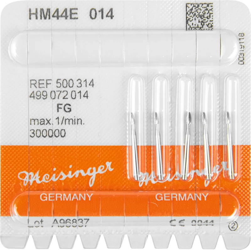 HM-Finierer 44E  Packung  5 Stück fein, FG, Figur 499 Eiform, 3,3 mm, ISO 014