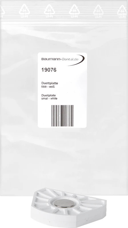 Duett-Platten  Stück  weiß, S
