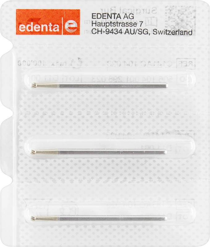 Chirurgie Knochenfräser HM C141AC  Packung  3 Stück HP, Figur 001, ISO 023