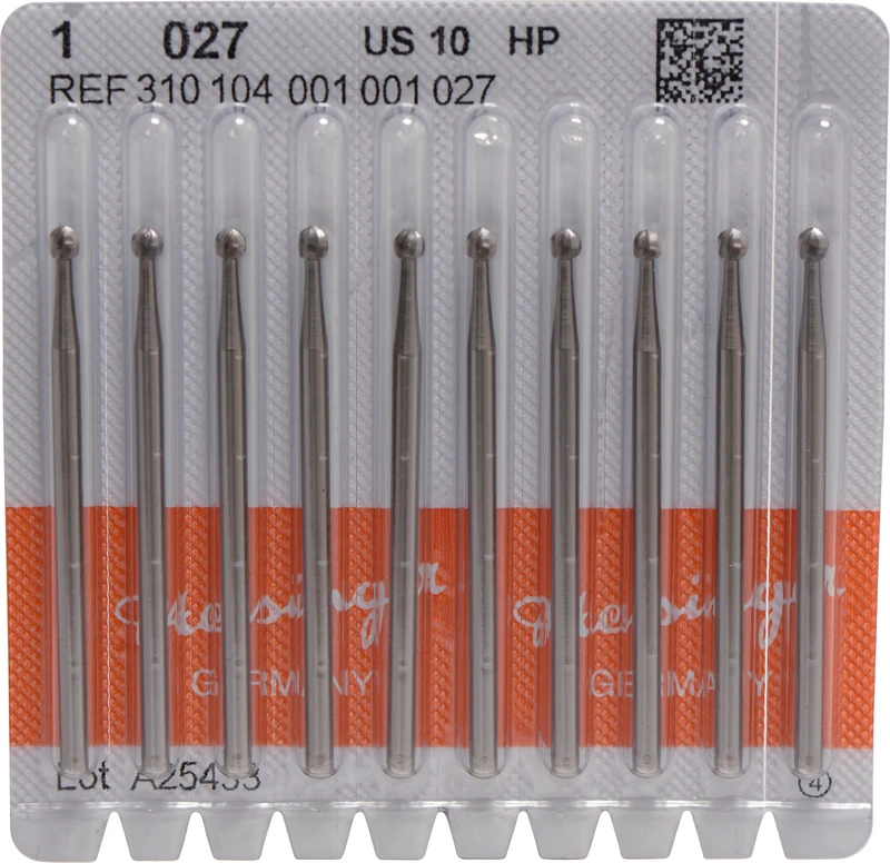 Stahlbohrer 1  Packung  10 Stück HP, Figur 001, ISO 027
