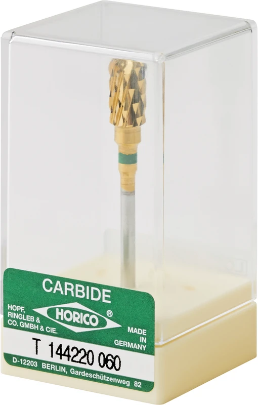 HM-Fräser 144  Stück  Titannitrid beschichtet, Kreuzverz., grün grob, HP, Figur T144, 12 mm, ISO 060