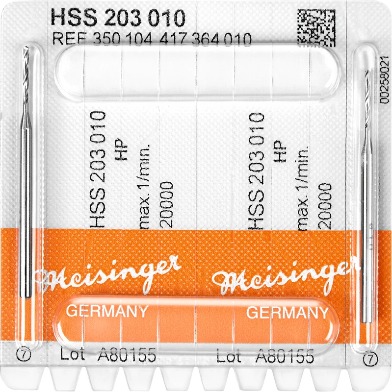 Spiralbohrer HSS 203  Packung  2 Stück HP, Figur 417, 10 mm, ISO 010