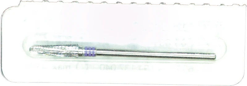 Omni HM-Fräser Schliff 25  Stück  spiralverzahnt, 3 x violett superfein, HP, Figur 194, 13,5 mm, ISO 040