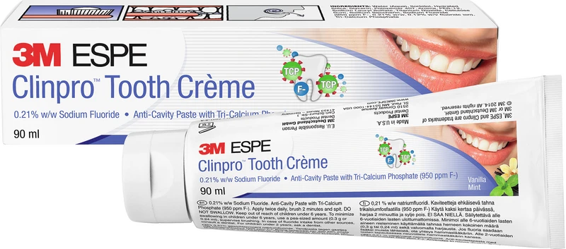 Clinpro Tooth Creme  Packung  90 ml Vanille Minze