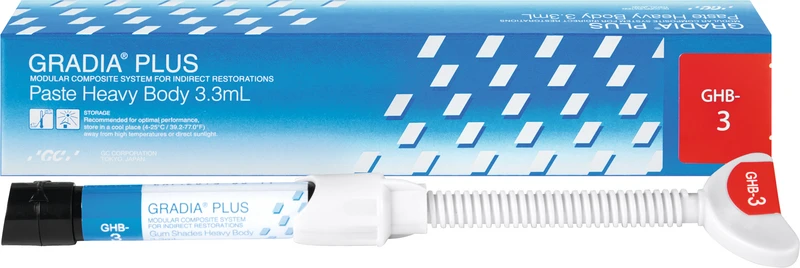 GC GRADIA® PLUS  Spritze  3,3 ml Paste GHB-3